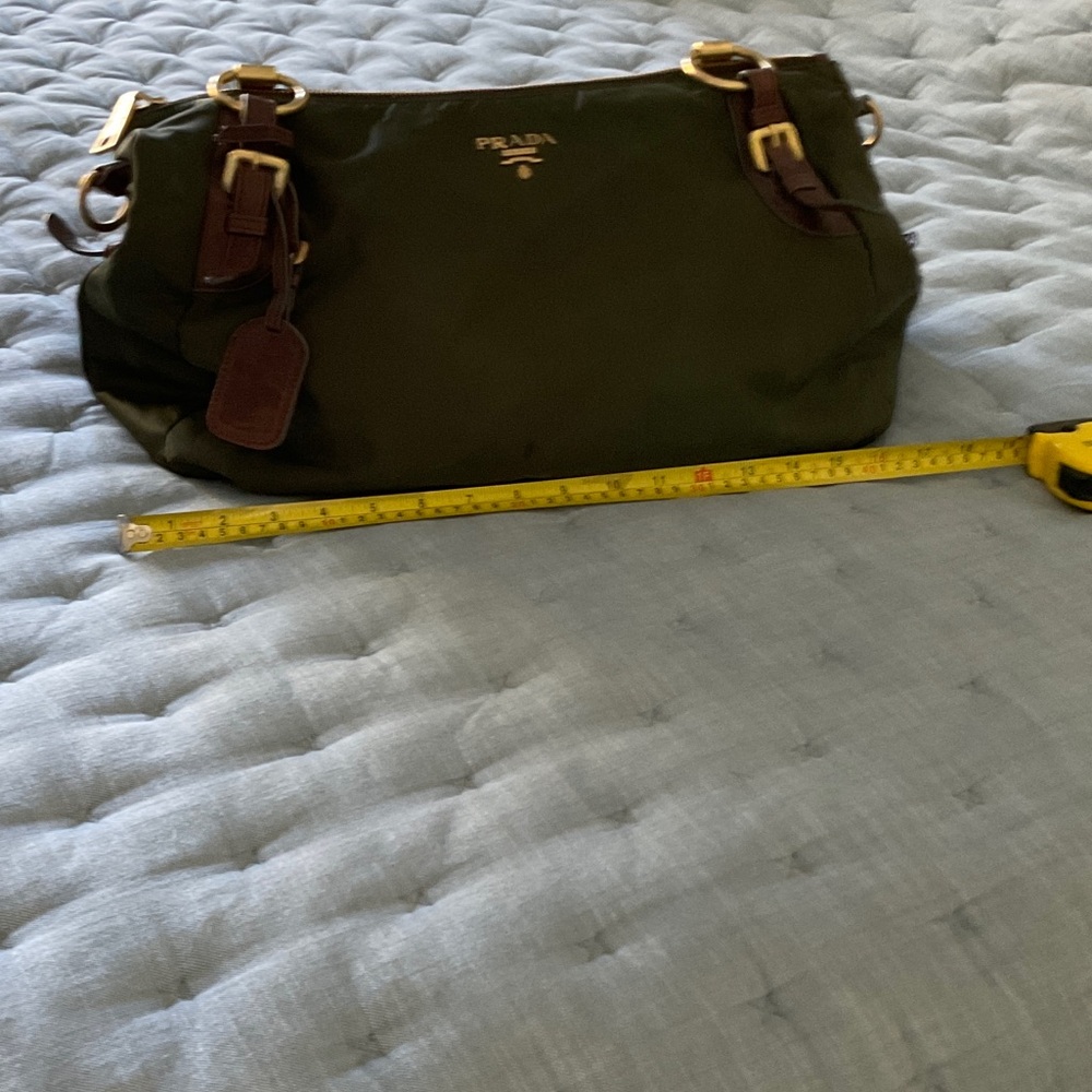 Prada Olive Green and Brown Bag